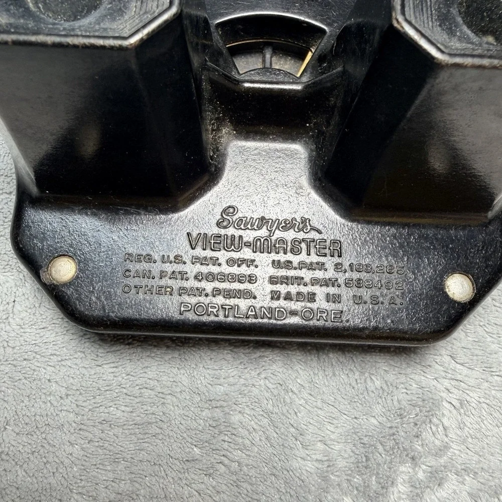 Vintage Sawyer's View-Master Black Viewer - Made In USA
